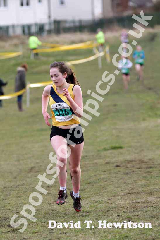 Under-15 girls green 336, NEHL, Wrekenton.